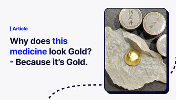 Why does this medicine look Gold? - Because it’s Gold.