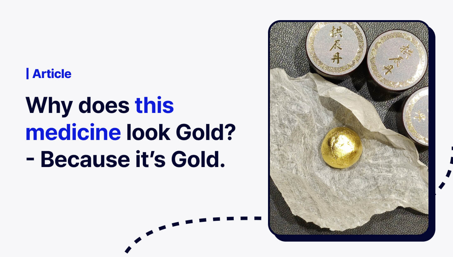 Why does this medicine look Gold? - Because it’s Gold. - The Pylon Square