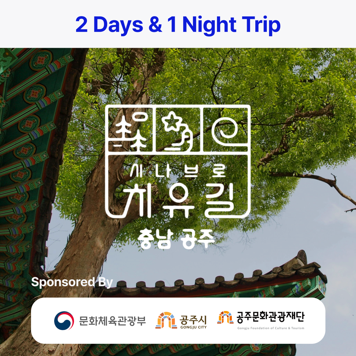 [Updated] Magoksa Temple ‘SINABRO’ Healing Trip - 2 Days & 1 Night