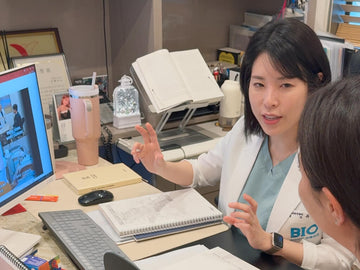Dr. Yu Hyemi consults with a patient at the Bio Plastic Surgery clinic for the Slow-Aging & Accelerated Weight Loss Program.